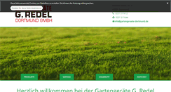 Desktop Screenshot of gartengeraete-dortmund.de